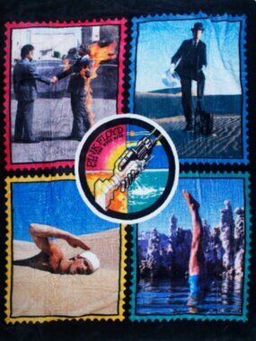 Pink Floyd Wish You Were Here Blanket ~ 50" x 60" ~ Officially Licensed ~ New!
